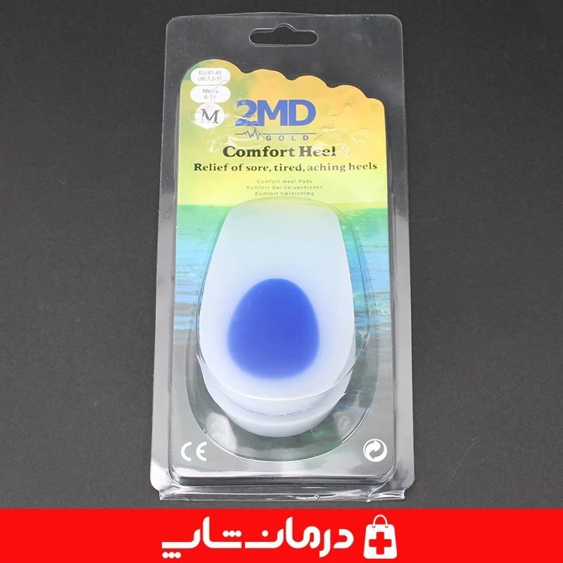 پد خار پاشنه ژله ای سایز مدیوم M بسته 2 عددی کاناداکالا مدل 01314