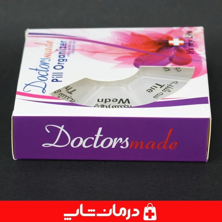 باکس قرص دکتر مد جعبه دارو هفتگی doctors made مدل گرد کاناداکالا مدل 01314