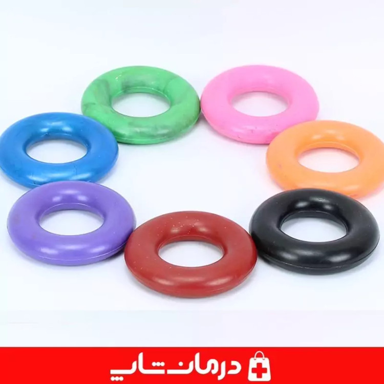 حلقه دست ورزشی سایز بزرگ 9 cm حلقه مچ نارنجی فروشگاه تجهیزات پزشکی درمان شاپ 403783