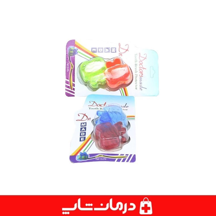 جا مسواکی کلیپسی دکتر مد doctors made محافظ مسواک بسته 2 عددی کاناداکالا مدل 01314