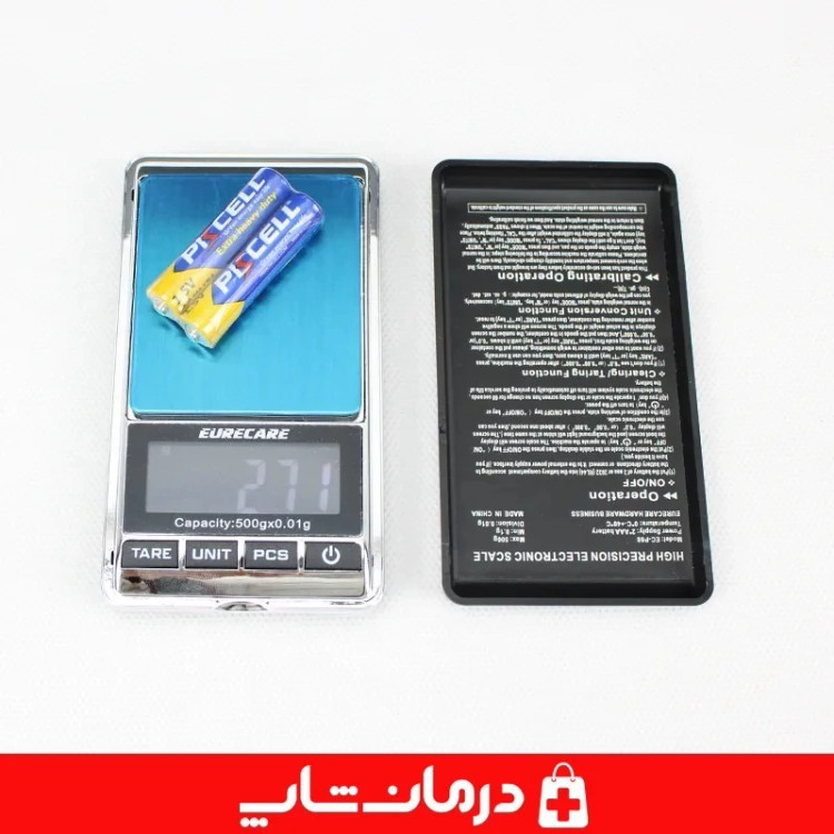 ترازو 500 گرمی دیجیتال مدل ec p08 دقت ترازو جیبی دقیق کاناداکالا مدل 01314