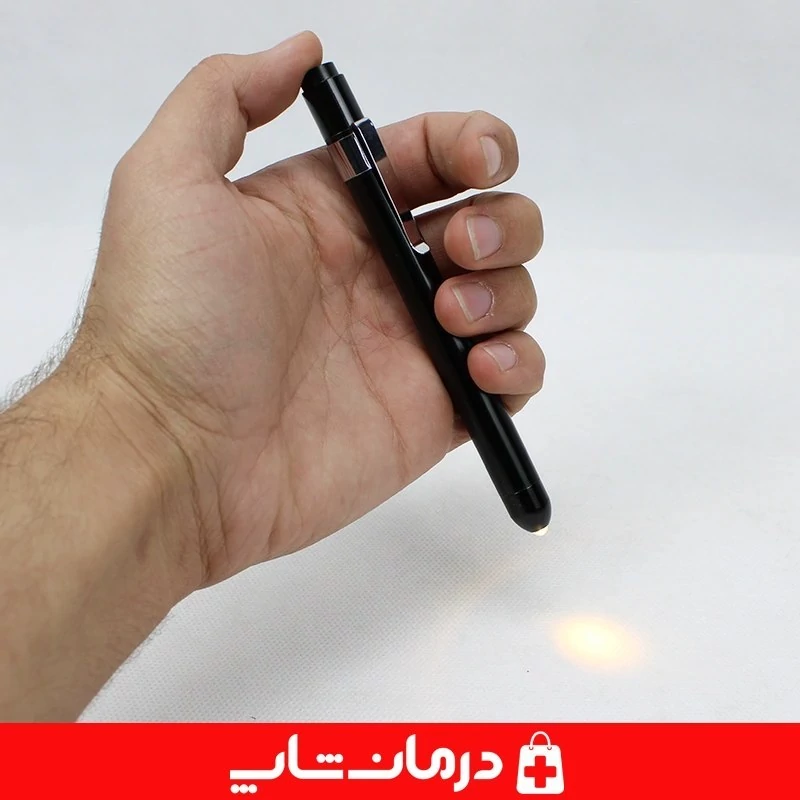 پن لایت بدنه مشکی چراغ قوه خودکاری پزشکی  کاناداکالا مدل 01314
