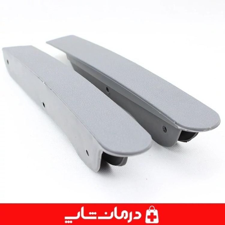 دسته یدکی توالت فرنگی رنگ طوسی بسته 2 عددی کاناداکالا مدل 01314