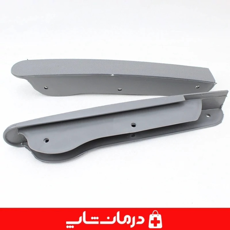 دسته یدکی توالت فرنگی رنگ طوسی بسته 2 عددی کاناداکالا مدل 01314
