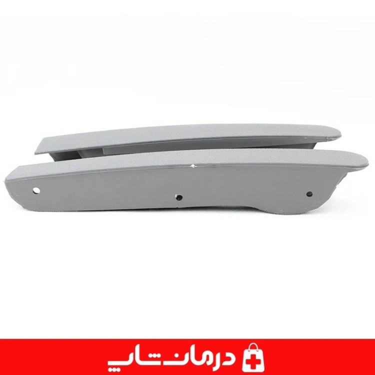 دسته یدکی توالت فرنگی رنگ طوسی بسته 2 عددی کاناداکالا مدل 01314