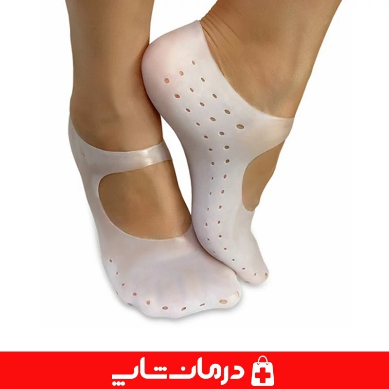 جوراب سیلیکونی ریلکس فوت جوراب ترک پا relax foot  کاناداکالا مدل 01312