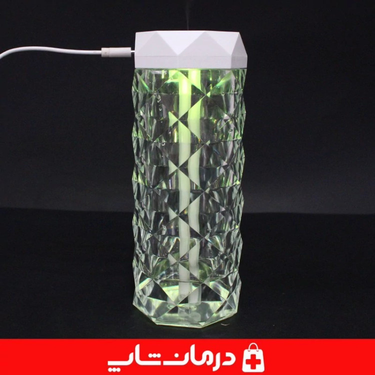 بخور سرد کریستالی چراغ دار 400 میلی لیتر مدل smart humidifire lf 103 کاناداکالا مدل 01312