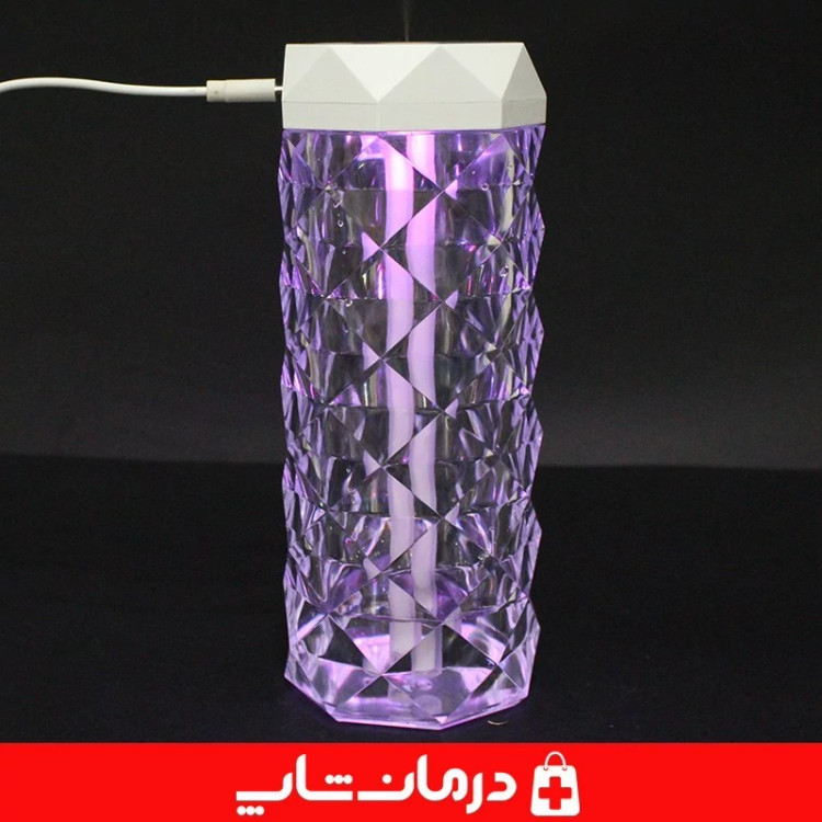 بخور سرد کریستالی چراغ دار 400 میلی لیتر مدل smart humidifire lf 103 کاناداکالا مدل 01312