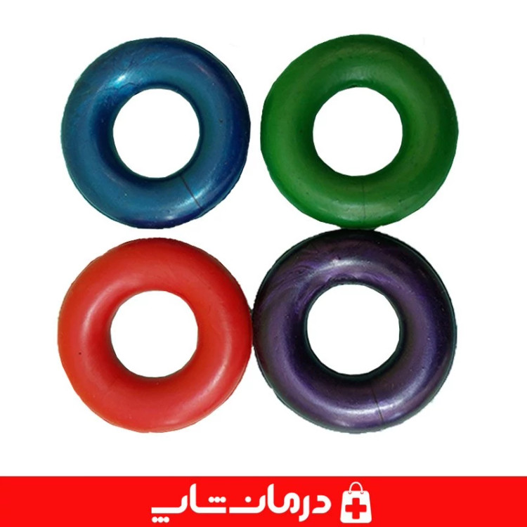 حلقه دست ورز 7 سانت حلقه تقویت مچ و انگشتان دست لاستیکی درمان شاپ فروشگاه اینترنتی کالاپزشکی درمانی طبی بهداشتی 401420