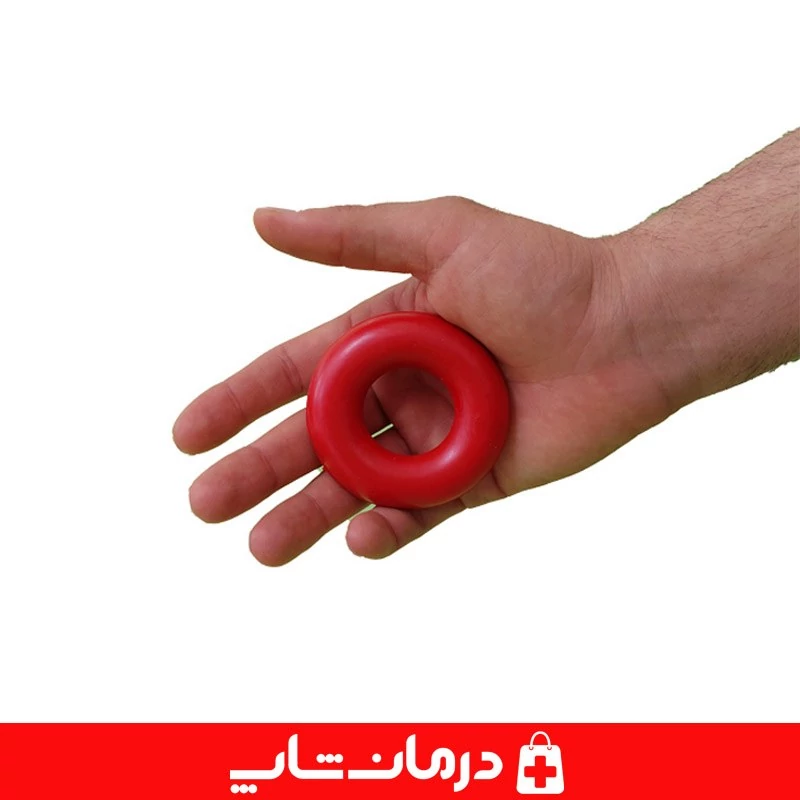 حلقه دست ورز 7 سانت حلقه تقویت مچ و انگشتان دست لاستیکی  کاناداکالا مدل 01312