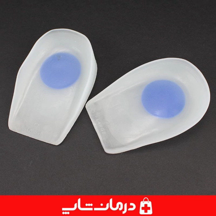 پدخارپاشنه سیلیکونی hm سایز بزرگ L پد ژله ای خارپاشنه و ترک پا اچ ام کاناداکالا مدل 01312