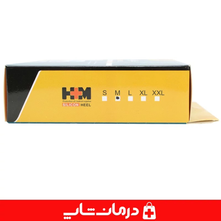 پد خار پاشنه سیلیکونی hm سایز مدیوم m پد ژله ای خار پاشنه کاناداکالا مدل 01312