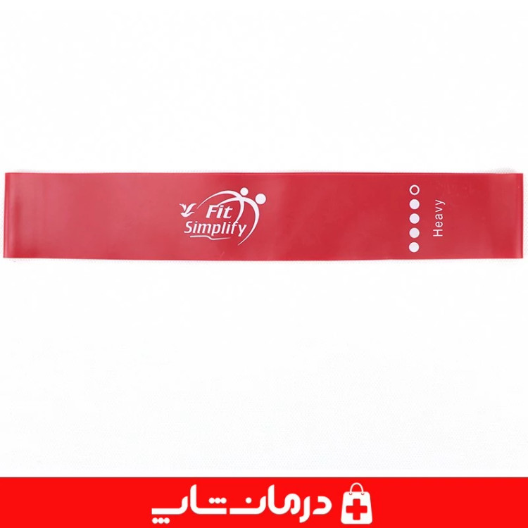 کش پیلاتس لاتکس تراباند بسته 5عددی کش لوپ fit simplify کاناداکالا مدل 01312