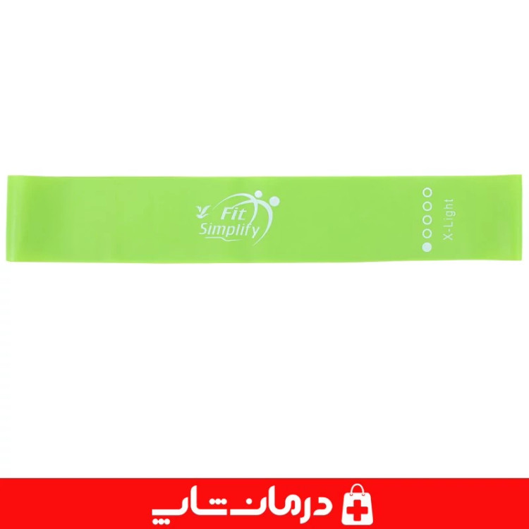 کش پیلاتس لاتکس تراباند بسته 5عددی کش لوپ fit simplify کاناداکالا مدل 01312