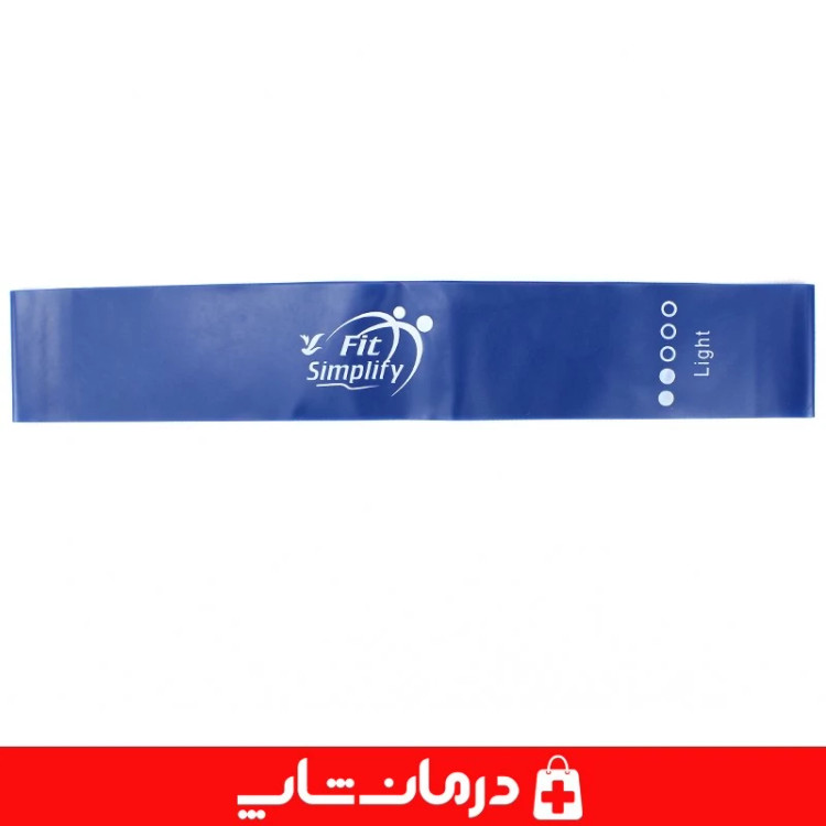 کش پیلاتس لاتکس تراباند بسته 5عددی کش لوپ fit simplify کاناداکالا مدل 01312