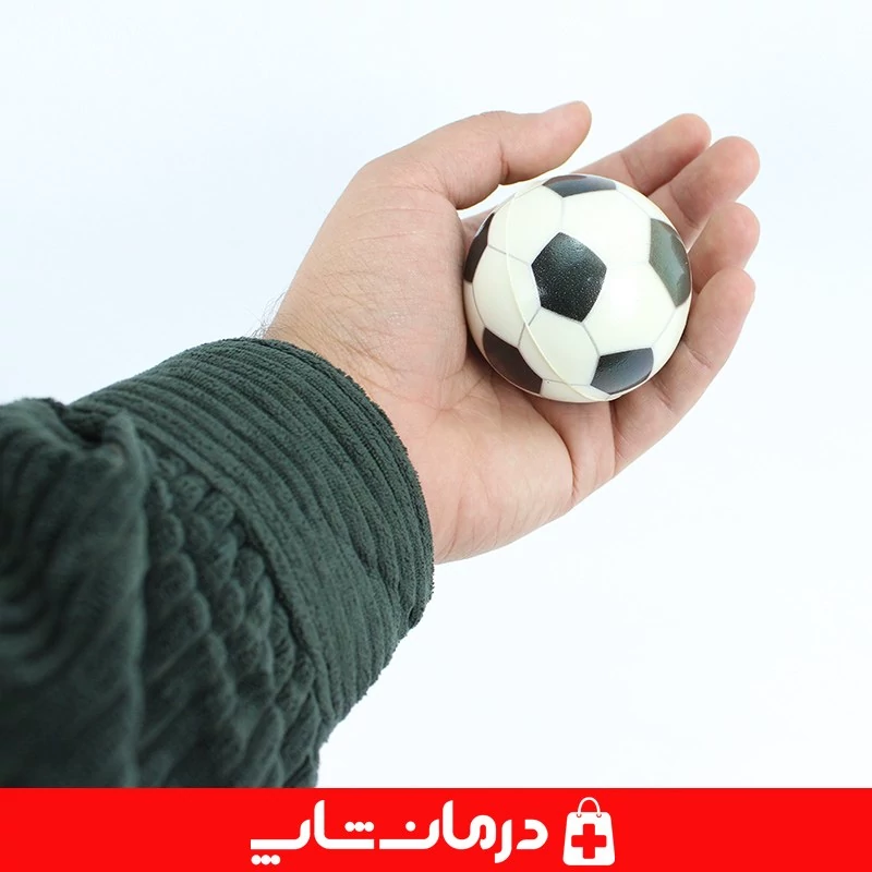 توپک فیزیوتراپی فومی 6 سانت بسته 12 عددی توپ اسفنجی فیزیوتراپی تقویت مچ کاناداکالا مدل 01312
