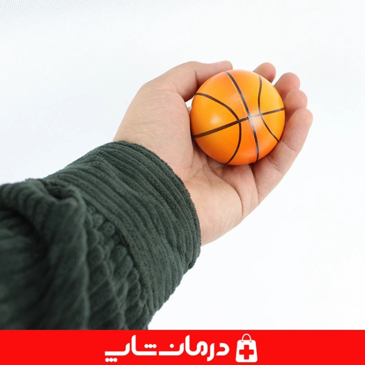 توپک فیزیوتراپی فومی 6 سانت بسته 12 عددی توپ اسفنجی فیزیوتراپی تقویت مچ کاناداکالا مدل 01312