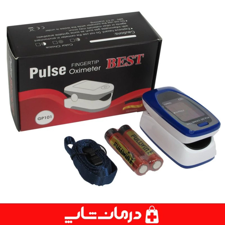 پالس اکسیمتر best پالس اکسیمتر انگشتی بست مدل GP101 اکسیژن سنج درصد اکسیژن خون انگشتی کاناداکالا مدل 01312