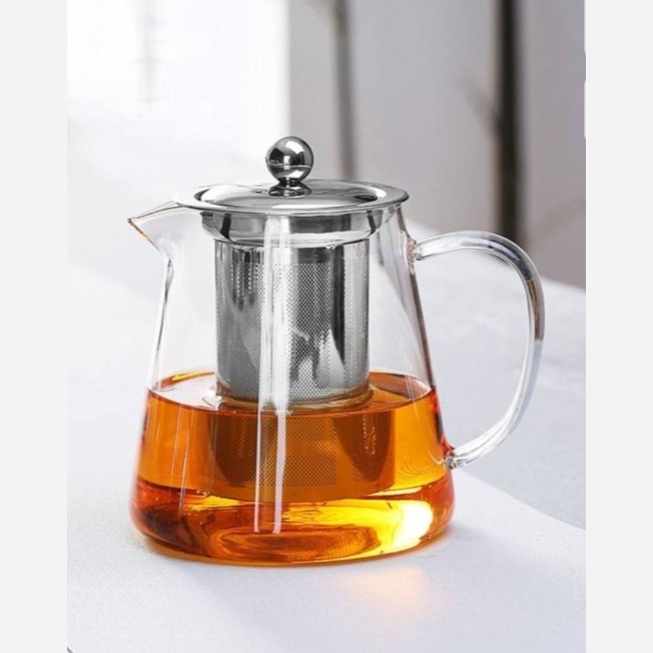 قوری پیرکس کف گرد آنتی شوک وارداتی 550 میل مدل:new kanada01805