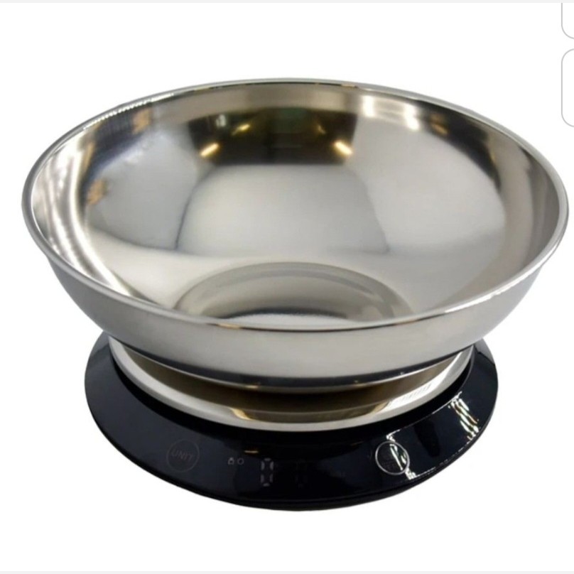 ترازوی آشپزخانه یونیک کاسه استیل  مدل:new kanada01805