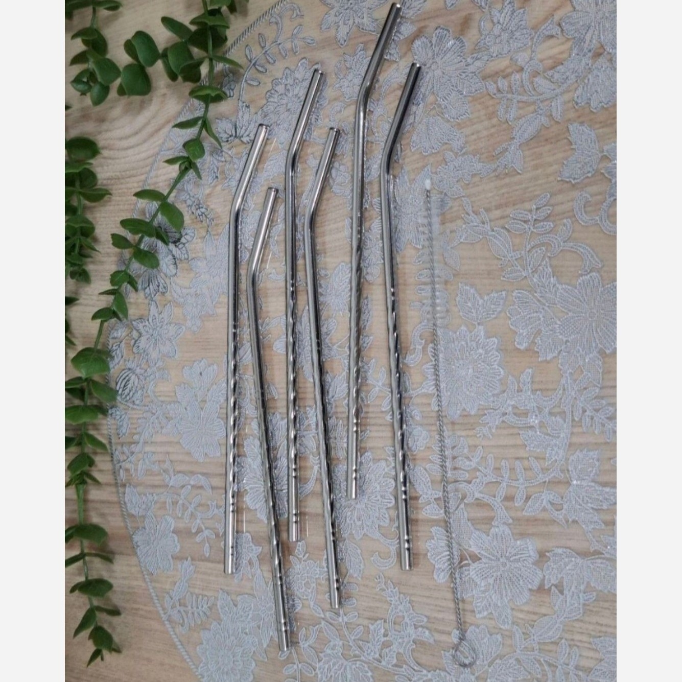 نی شربت پیچ فرچه دار سیلور P403  مدل:new kanada01805