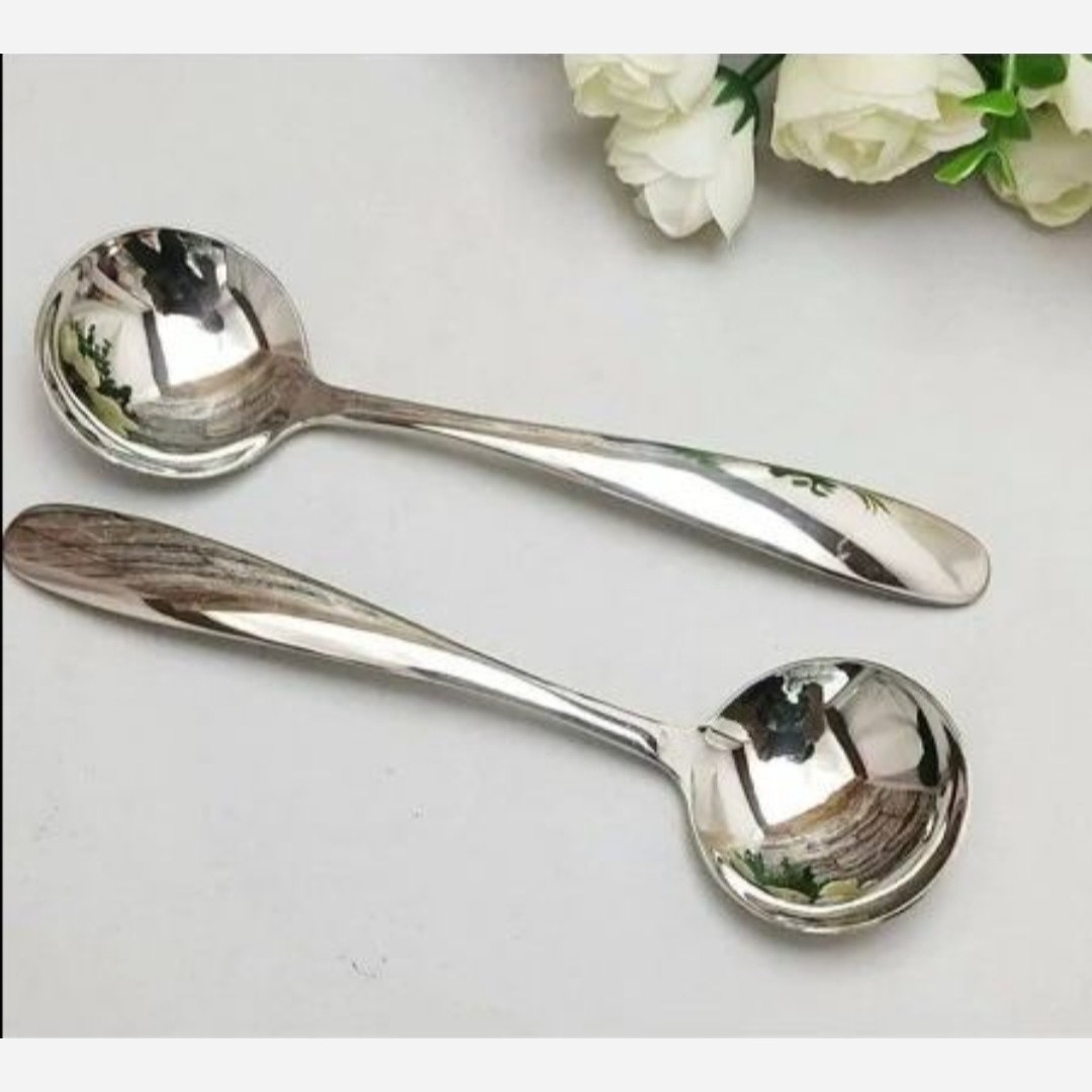 ملاقه خورشت خوری نقره ای یونیک L46   مدل:new kanada01865