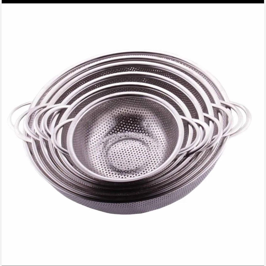 ست آبکش 6 عددی سایز 18 تا 28 استیل   مدل:new kanada01865