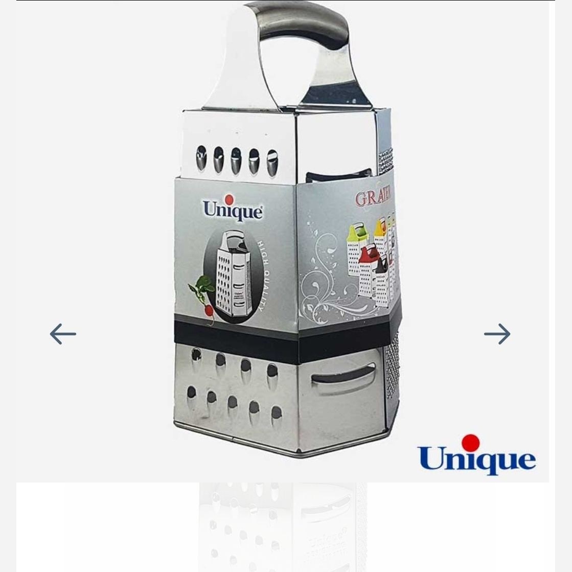 رنده 6 گوش تمام استیل یونیک   مدل:new kanada01789