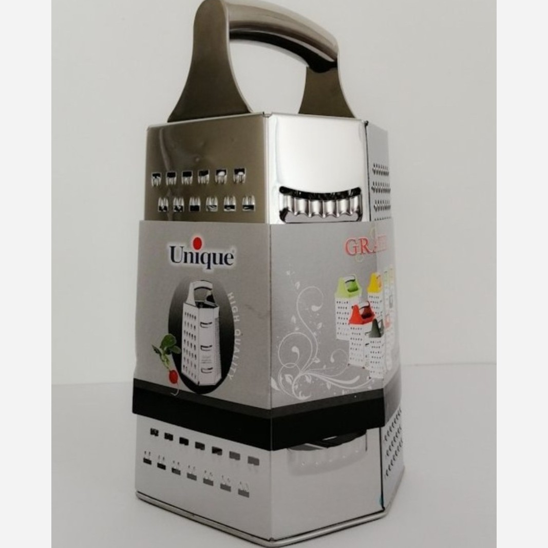 رنده 6 گوش تمام استیل یونیک مدل:new kanada01789