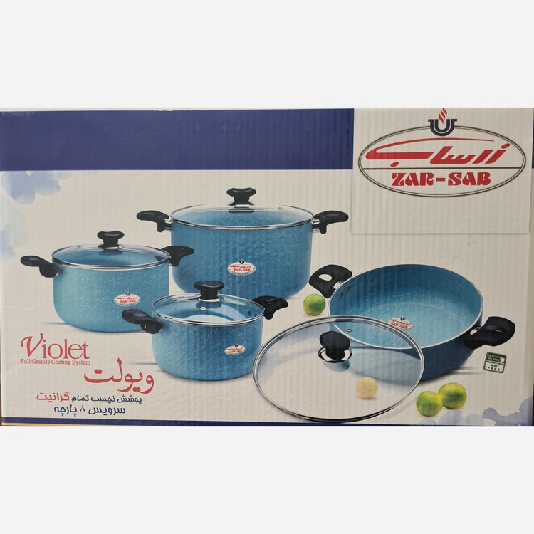 سرویس 8 پارچه ویولت زرساب مدل:new kanada0458