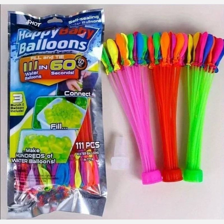 بادکنک آبی مدل بالن Balloon Bonanza بسته 111 عددی مدل:new kanada0458