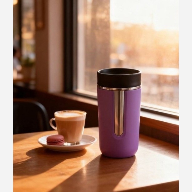 تراول ماگ 300 میل استیل NESCOFFEE (لیوان سفری) رنگی مدل:new kanada0112584