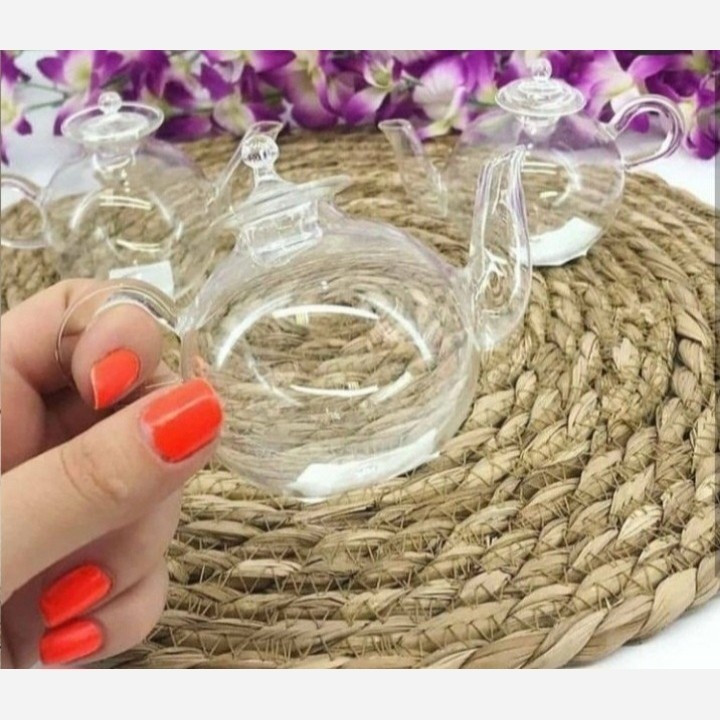 قوری زعفران (دمنوش ساز) پیرکس شعله مستقیم 12*7 مدل:new kanada011784