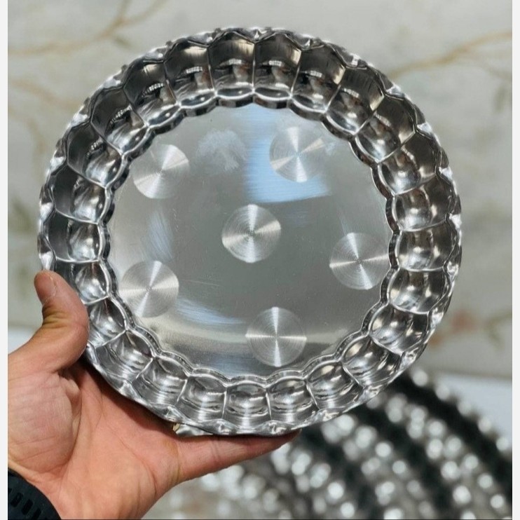 سینی استیل لب دالبری 20 سانت   مدل:new kanada011784