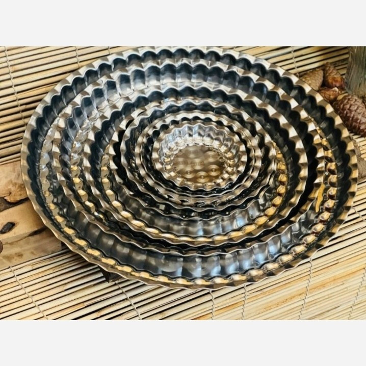 سینی استیل لب دالبری 20 سانت مدل:new kanada011784