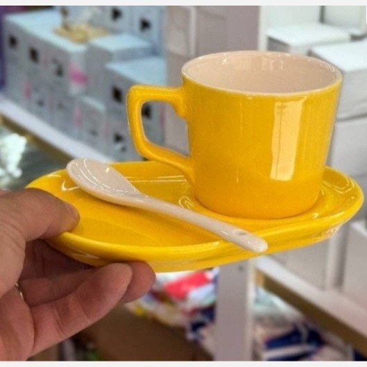 فنجان (لیوان) چای زیره دار مارکو سرامیکی رنگی   مدل:new kanada011784
