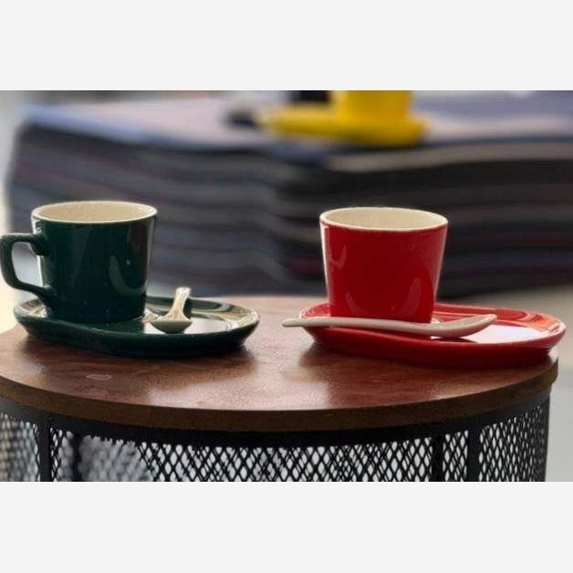 فنجان (لیوان) چای زیره دار مارکو سرامیکی رنگی مدل:new kanada011784