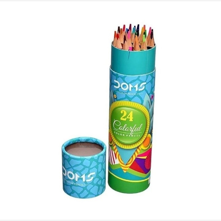 مداد رنگی 24 عددی استوانه ای وارداتی M112 مدل:new kanada011584