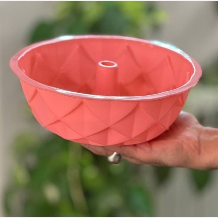 قالب سیلیکونی الماس (کیک ژله دسر) نسوز رنگبندی 24 سانت مدل:new kanada011584