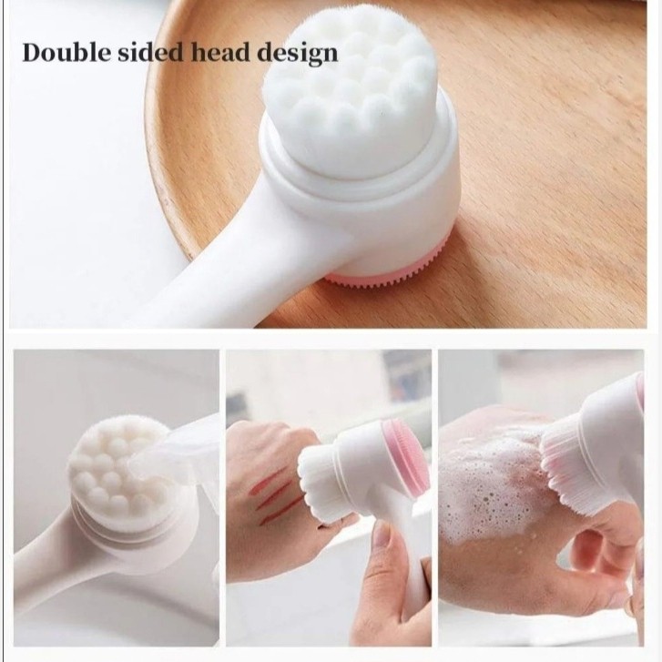 فیس براش (پاک کننده صورت) دستی سیلیکونی رنگی مدل:new kanada0115367