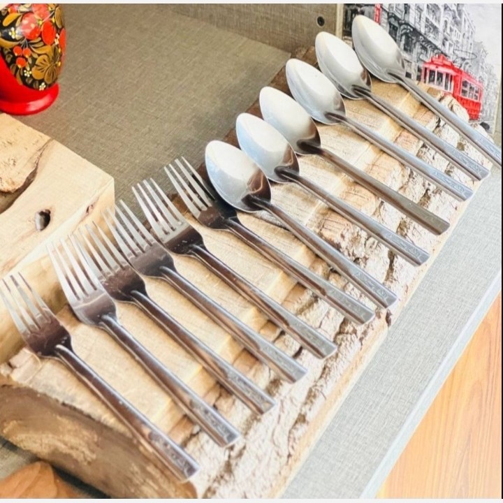 قاشق چنگال استیل   مدل:new kanada0115367