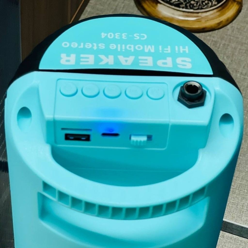 اسپیکر (بلندگو) شارژی بلوتوثی رقص نور دار مدل CS-3303 چینی مدل:new kanada0115367