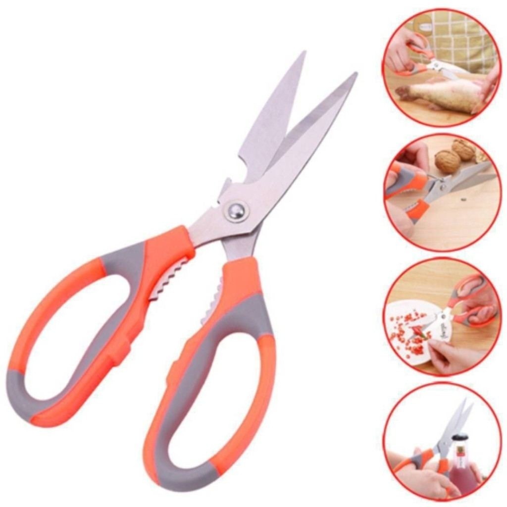 قیچی مرغ (آشپزخانه) استیل پلاستیک اعلا با رنگبندی   مدل:new kanada0115367