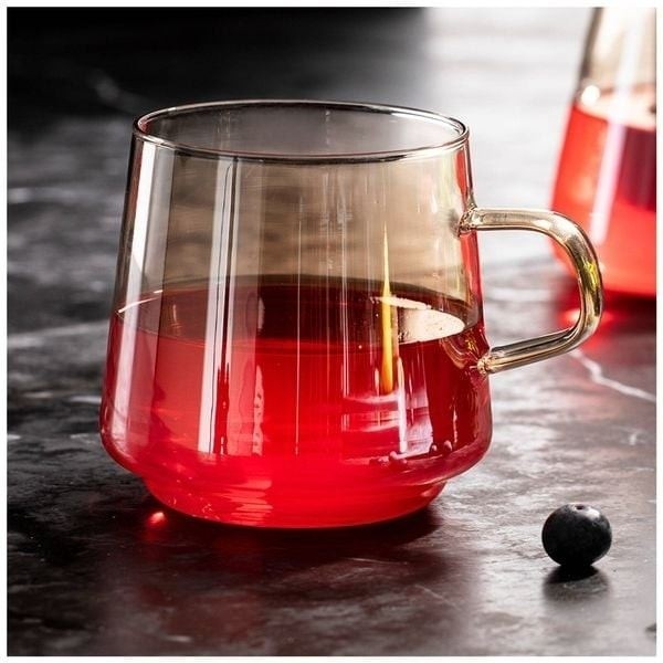 لیوان پیرکس شامپاینی رنگی (گیلاس شیشه ای) زیبا   مدل:new kanada0115367