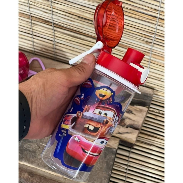 قمقمه کودک (بطری آب) کارتونی 550 میلی لیتر نشکن فاقد BPA مدل:new kanada0115367