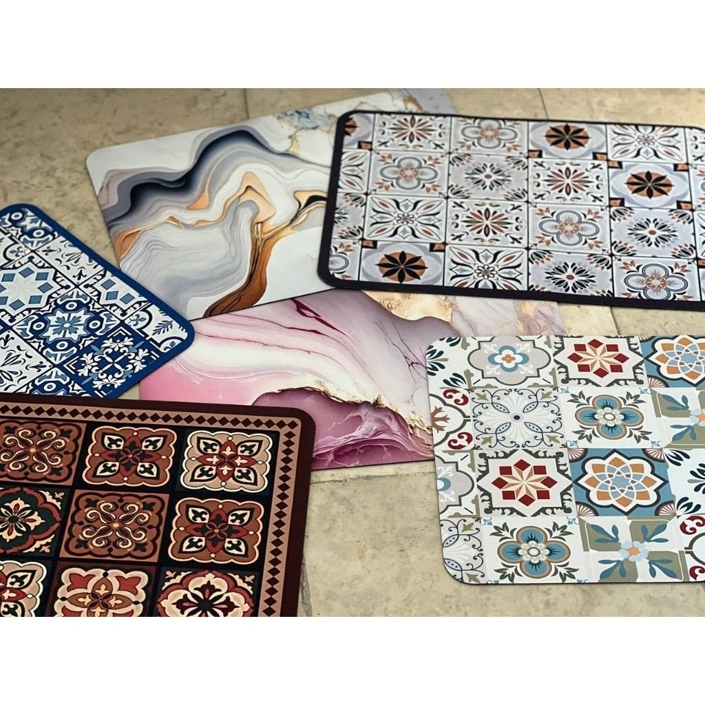 مت سیلیکونی طرحدار (پد شیرینی پزی) بزرگ 35x50 رنگبندی   مدل:new kanada0115367