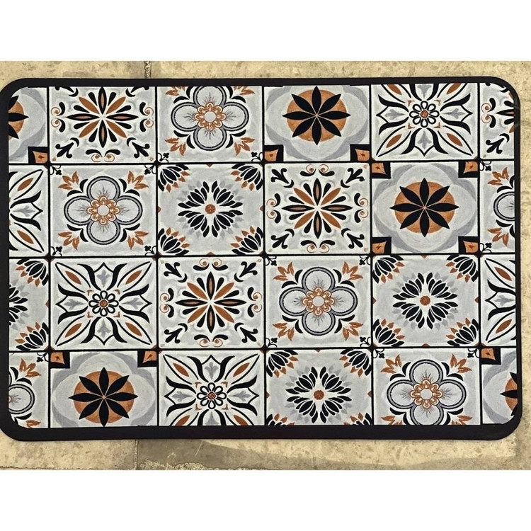 مت سیلیکونی طرحدار (پد شیرینی پزی) بزرگ 35x50 رنگبندی مدل:new kanada0115367