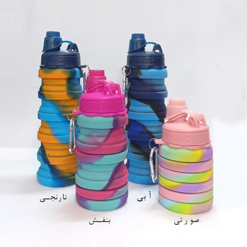 قمقمه سیلیکونی تاشو خارجی باکیفیت مدل:new kanada0115367