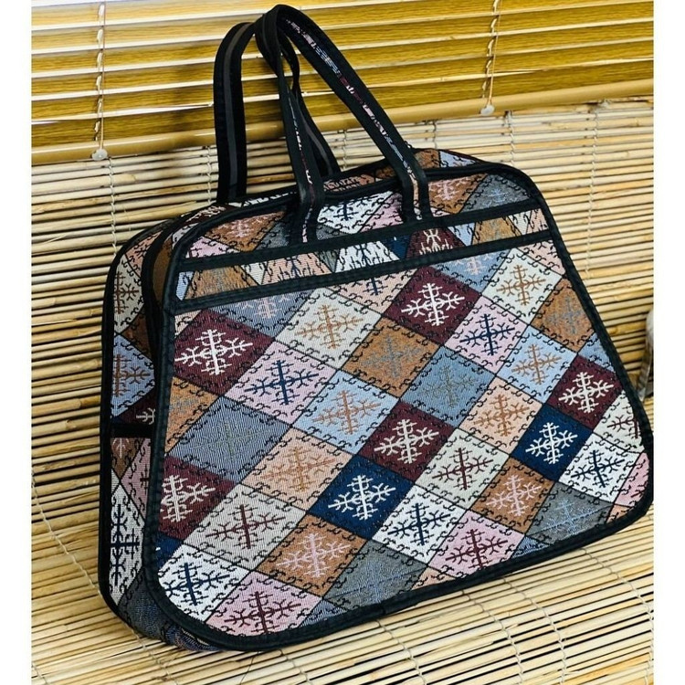 کیف بزرگ جاجیم (ساک سنتی) 50 در 40 سانتیمتر ایرانی مدل:new kanada0115358