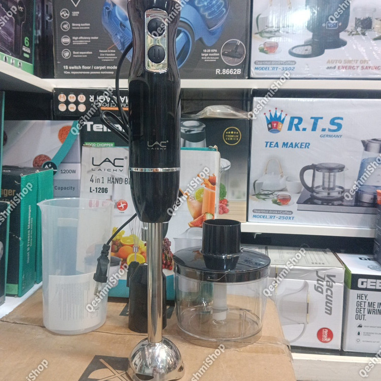 گوشت کوب برقی 4 کاره لایچی LAC LAICHY مدل L-1206 توان 500 وات همراه همزن و خردکن مدل:new kanada0115345